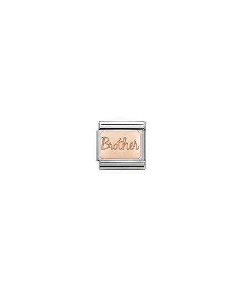 Nomination Composable Rose Gold Brother Acessório de Joia Link Mulher 430101 37