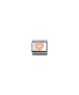 Nomination Composable Rose Gold Heart Cut Acessório de Joia Link Mulher 430104 19