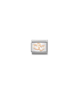 Nomination Composable Classic Hearts Intertwined Link Mulher 430104 41
