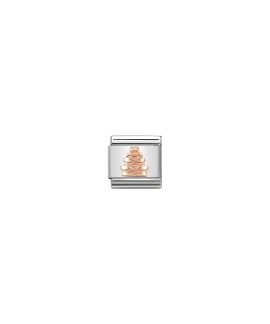 Nomination Composable Rose Gold Tiered Cake Acessório de Joia Link Mulher 430106 02