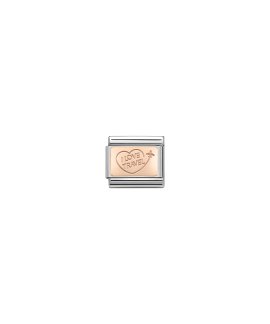 Nomination Composable Rose Gold I Love Travel Acessório de Joia Link Mulher 430110 02