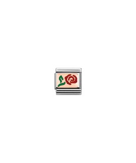 Nomination Composable Rose Gold Red Rose Acessório de Joia Link Mulher 430201 10