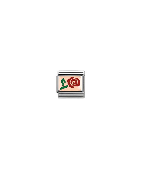 Nomination Composable Rose Gold Red Rose Acessório de Joia Link Mulher 430201 10 Nomination Composable Rose Gold Red Rose Acessório de Joia Link Mulher 430201 10