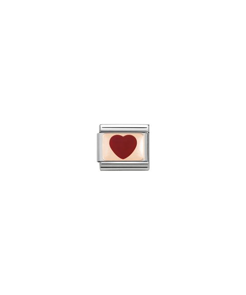 Nomination Composable Classic Red Heart Link Mulher 430201/14