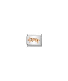 Nomination Composable Rose Gold Shooting Star Acessório de Joia Link Mulher 430305 21