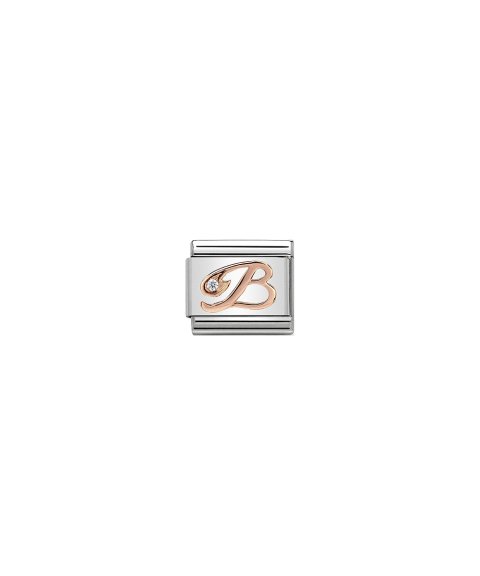 Nomination Composable Rose Gold Letter B Acessório de Joia Link Mulher 430310 02 Nomination Composable Rose Gold Letter B Acessório de Joia Link Mulher 430310 02