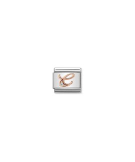 Nomination Composable Classic Rose Gold Letter C Link Mulher 430310 03