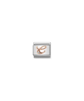 Nomination Composable Classic Rose Gold Letter C Link Mulher 430310/03