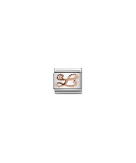 Nomination Composable Classic Rose Gold Letter L Link Mulher 430310/12