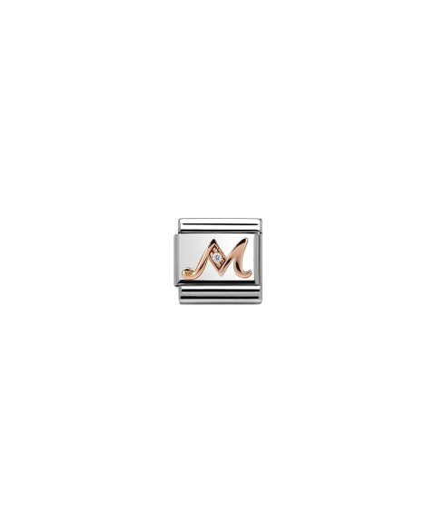 Nomination Composable Rose Gold Letter M Acessório de Joia Link Mulher 430310 13 Nomination Composable Rose Gold Letter M Acessório de Joia Link Mulher 430310 13