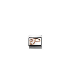 Nomination Composable Rose Gold Letter P Acessório de Joia Link Mulher 430310 16