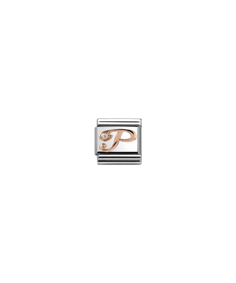 Nomination Composable Rose Gold Letter P Acessório de Joia Link Mulher 430310 16 Nomination Composable Rose Gold Letter P Acessório de Joia Link Mulher 430310 16