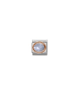 Nomination Composable Blue Agate Stone Acessório de Joia Link Mulher 430507 33