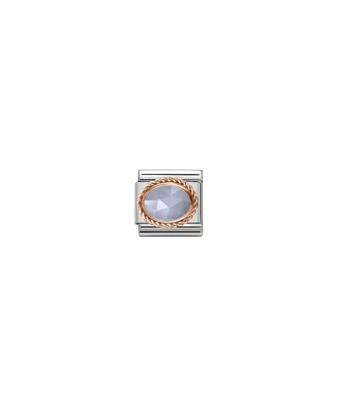 Nomination Composable Blue Agate Stone Acessório de Joia Link Mulher 430507/33