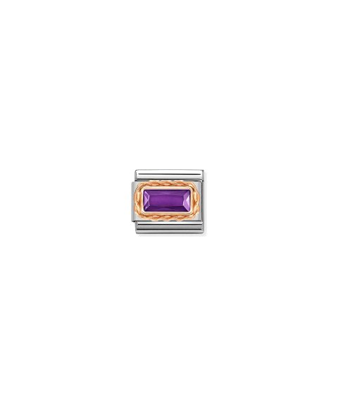 Nomination Composable Classic Violet CZ Link Mulher 430604/001