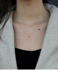 Pereirinha Alfabeto Letra A Joia Colar Ouro 18K e Diamante 4822AAP 001