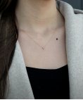 Pereirinha Alfabeto Letra C Joia Colar Ouro 18K e Diamante 4822CAP 001