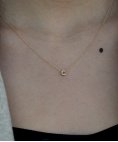 Pereirinha Alfabeto Letra C Joia Colar Ouro 18K e Diamante 4822CAP 001