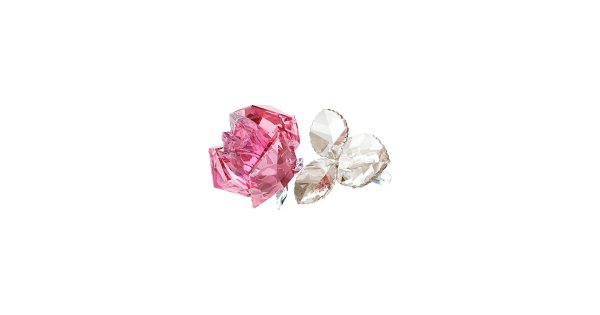 Swarovski Blossoming Rose Decoração Figura de Cristal Mulher