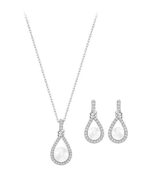 Swarovski Enlace Set Joia Colar Brincos Mulher 5197607 Swarovski Enlace Set Joia Colar Brincos Mulher 5197607