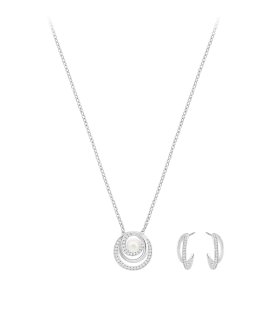 Swarovski Free Set Joia Colar Brincos Mulher 5225437