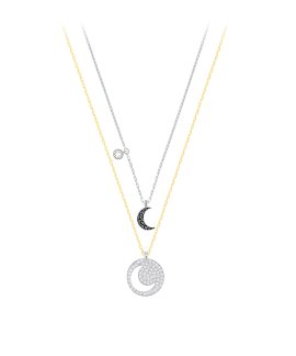 Swarovski Crystal Wishes Moon Joia Colar Mulher 5272242