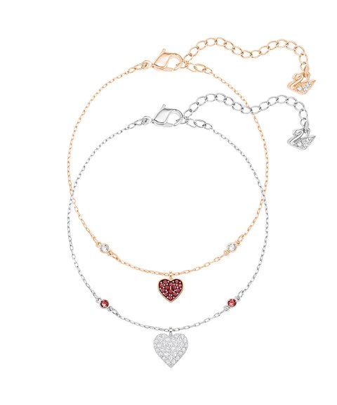 Swarovski Crystal Wishes Heart Joia Pulseira Mulher 5272249 Swarovski Crystal Wishes Heart Joia Pulseira Mulher 5272249
