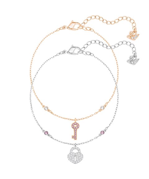 Swarovski Crystal Wishes Key Joia Pulseira Mulher 5272251 Swarovski Crystal Wishes Key Joia Pulseira Mulher 5272251