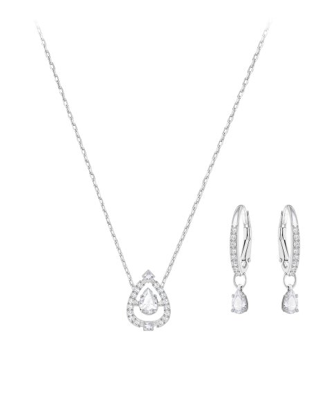 Swarovski Sparkling Set Joia Colar Brincos 5272368