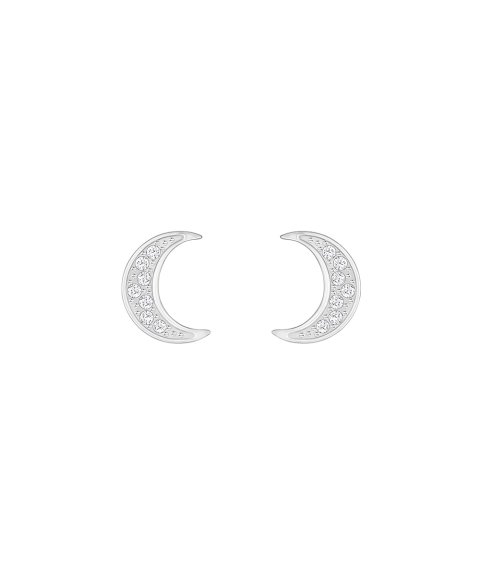 Swarovski Crystal Wishes Moon Joia Brincos Mulher 5278383