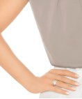 Swarovski Gallery Square Joia Anel Mulher 5286723 Swarovski Gallery Square Joia Anel Mulher 5286723