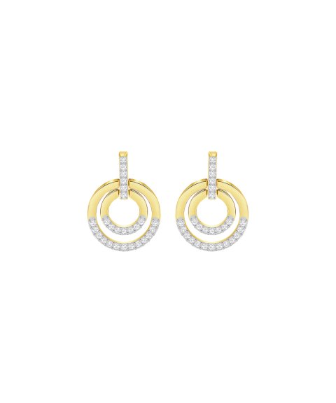 Swarovski Circle Joia Brincos Mulher 5290188