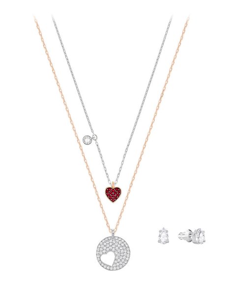 Swarovski Crystal Wishes Set Joia Colar Brincos Mulher 5291089 Swarovski Crystal Wishes Set Joia Colar Brincos Mulher 5291089
