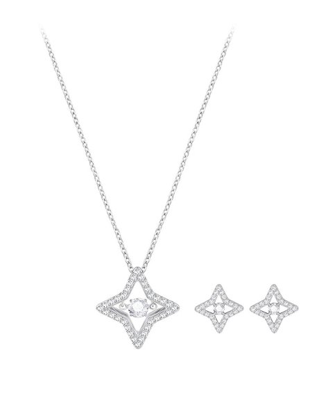 Swarovski Sparkling Dance Set Joia Colar Brincos Mulher 5349667 Swarovski Sparkling Dance Set Joia Colar Brincos Mulher 5349667