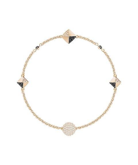 Swarovski Remix Black and White Joia Pulseira Mulher 5352537 Swarovski Remix Black and White Joia Pulseira Mulher 5352537