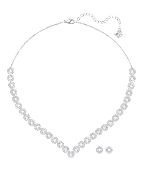 Swarovski Angelic Square Set Joia Colar Brincos Set Mulher 5364318 Swarovski Angelic Square Set Joia Colar Brincos Set Mulher 5364318