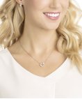 Swarovski Lovely Set Joia Colar Brincos Set Mulher 5380718