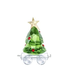 Swarovski Christmas Tree Wagon Decoração Figura de Cristal Mulher 5399977