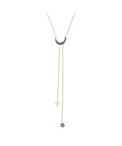 Swarovski Duo Moon Joia Colar Mulher 5412630 Swarovski Duo Moon Joia Colar Mulher 5412630