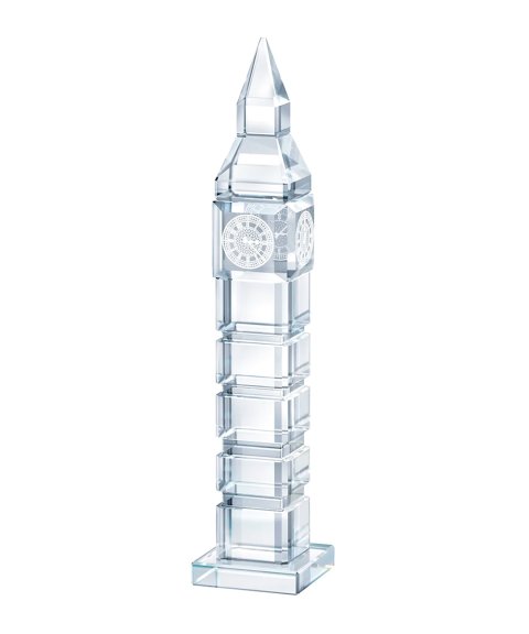 Swarovski Big Ben Tower Decoração Figura de Cristal 5428033 Swarovski Big Ben Tower Decoração Figura de Cristal 5428033