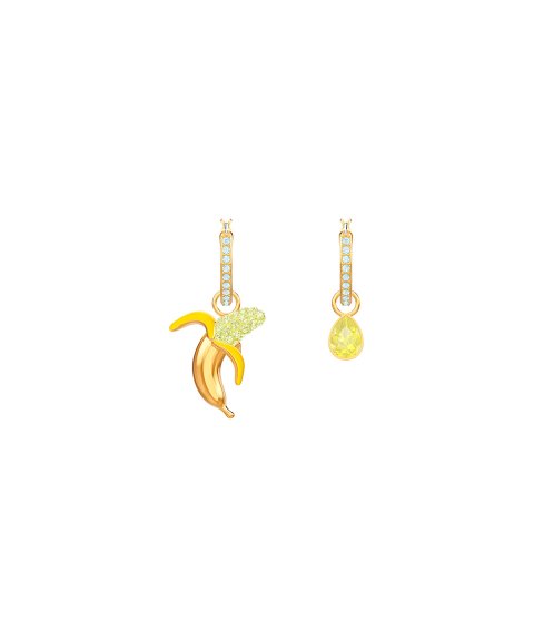 Swarovski No Regrets Banana Joia Brincos Mulher 5453571