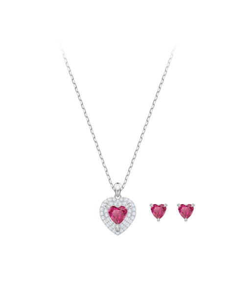 Swarovski One Set Joia Colar Brincos Set Mulher 5470602