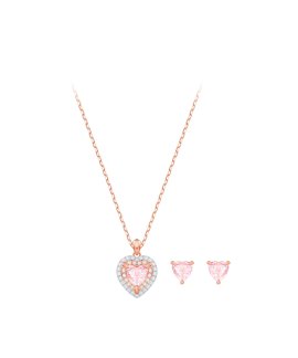 Swarovski One Set Joia Colar Brincos Set Mulher 5470897