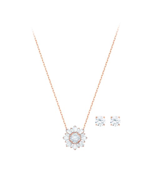 Swarovski Sunshine Set Joia Colar Brincos Set Mulher 5480468