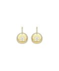 Swarovski Ocean Sand Coin Joia Brincos Mulher 5480783 Swarovski Ocean Sand Coin Joia Brincos Mulher 5480783