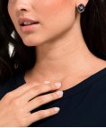 Swarovski Black Baroque Joia Brincos Mulher 5485656 Swarovski Black Baroque Joia Brincos Mulher 5485656