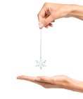 Swarovski Christmas Snowflake Decoração Figura de Cristal Adorno 5511042 Swarovski Christmas Snowflake Decoração Figura de Cristal Adorno 5511042