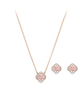 Swarovski Sparkling Dance Set Joia Colar Brincos Set Mulher 5516488