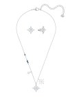 Swarovski Symbolic Star Set Joia Colar Brincos Set Mulher 5517182