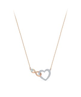 Swarovski Infinity Heart Joia Colar Mulher 5518865